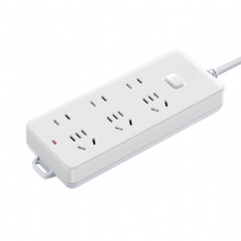 公牛GN-402 小六位一開(kāi)插座/插線板/插排/排插/接線板 1.8m(袋)