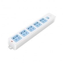 公牛五位一開無線移動(dòng)式插座GN-415K 無線插排接線板