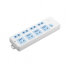 公牛小八位一開(kāi)無(wú)線(xiàn)移動(dòng)式插座GN-403 無(wú)線(xiàn)插排接線(xiàn)板