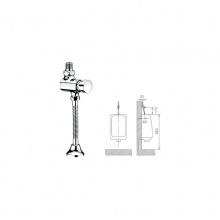 歐寶斯(OBUSE) 明裝延時小便器沖洗閥OBS-C04
