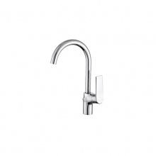 歐寶斯(OBUSE) 金字塔銅鍍鉻單把冷熱菜盆龍頭JZT-8564