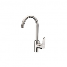 歐寶斯(OBUSE) 金字塔銅拉絲冷熱菜盆龍頭JZT-8266L