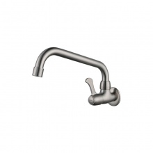 歐寶斯(OBUSE) 304不銹鋼拉絲橫式低管單冷菜盆龍頭OBS-9326