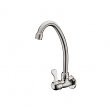 歐寶斯(OBUSE) 金字塔銅拉絲橫式高管菜盆龍頭JZT-6616L