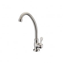 歐寶斯(OBUSE) 金字塔銅拉絲立式單冷菜盆龍頭JZT-6615L