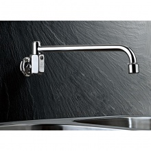 歐寶斯(OBUSE) 金字塔銅鍍鉻半自動搖擺菜盆龍頭JZT-720(20cm)