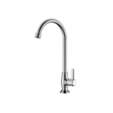 歐寶斯(OBUSE) 金字塔304不銹鋼鏡光立式大彎菜盆龍頭JZT-70214