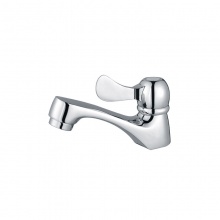 歐寶斯(OBUSE) 金字塔銅鍍鉻單冷撥手洗手盆龍頭JZT-E55