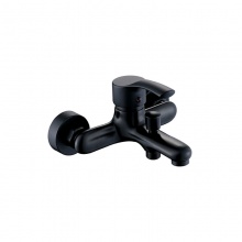 歐寶斯(OBUSE) 金字塔銅鍍啞黑色三聯(lián)冷熱浴缸龍頭JZT-68303B