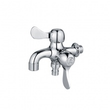 歐寶斯(OBUSE) 金字塔銅鍍鉻洗衣機(jī)雙用龍頭JZT-E5511