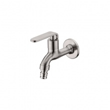 歐寶斯(OBUSE) 金字塔銅拉絲中長(zhǎng)洗衣機(jī)龍頭JZT-6811L