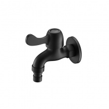 歐寶斯(OBUSE) 金字塔銅鍍雅黑色洗衣機(jī)龍頭JZT-B50B