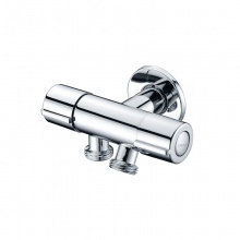 歐寶斯(OBUSE) 銅鍍鉻一進(jìn)兩出兩開關(guān)角閥OBS-979