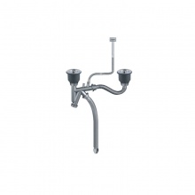 歐寶斯(OBUSE) 雙盆帶溢水去水管OBS-T5