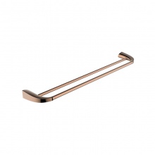 歐寶斯(OBUSE) 銅鍍玫瑰金雙桿毛巾架OBS-971004M