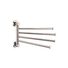 歐寶斯(OBUSE) 金字塔304不銹鋼活動四桿毛巾架JZT-99004