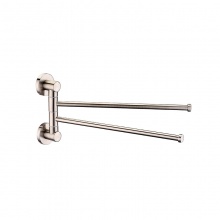 歐寶斯(OBUSE) 金字塔304不銹鋼活動雙桿毛巾架JZT-99002