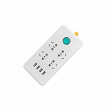 勞特(新）四位一開帶USB插排 RT-7224U