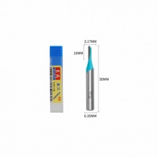 東成修邊機(jī)刀頭直刀東城銑刀木工開(kāi)槽雕刻刀 直刀(柄x頭6.35x3.17mm)
