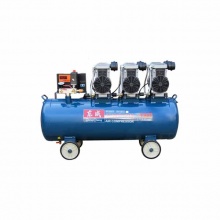 東成空壓機(jī)大型氣泵低音無(wú)油空壓機(jī)工業(yè)級(jí)空氣壓縮機(jī)打氣泵Q1E-FF充氣泵工廠汽修噴漆 FF-1000x3/90(3KW-90L)