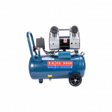 東成低音無油空壓機氣泵 便攜銅線空氣壓縮機木工小型充氣泵打釘 Q1E-FF-1000/24(1000W-24L)