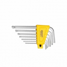 史丹利(STANLEY)7件套公制短柄球頭內(nèi)六角扳手1.5-6mm STMT94551-8-23
