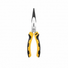 得力工具DL2108德式尖嘴鉗8寸(黃)