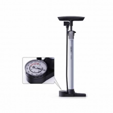 得力(deli)DL880005打氣筒 單增壓帶表 帶氣壓表便攜式打氣筒