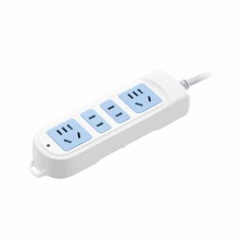 公牛BULL延長線插座GN-101全長3米(袋) 新國標(biāo)排插/接線板/拖線板 4位無開關(guān)