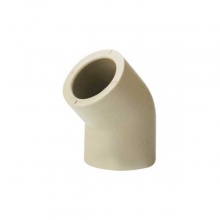 聯(lián)塑灰色PPR水管45度彎頭75