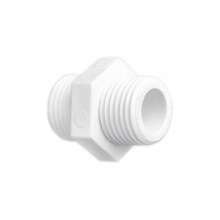 聯(lián)塑PVC給水管雙頭外牙直通 雙頭外絲3/4