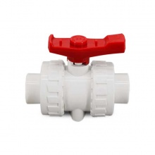 聯(lián)塑PVC給水管雙活接式球閥75