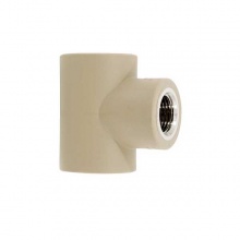 聯(lián)塑灰色PPR水管內(nèi)牙三通32×1/2