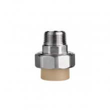 聯(lián)塑灰色PPR水管外螺紋管接頭25×3/4