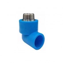 聯(lián)塑PE給水管注塑承插管外螺紋彎頭40×1-1/4