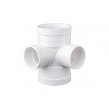 聯(lián)塑PVC排水管直角立體四通(異徑)75×50