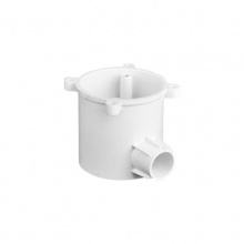 聯(lián)塑PVC電線(xiàn)管深型圓線(xiàn)盒(單通)65x65/20