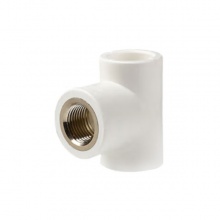 聯(lián)塑白色PPR水管內(nèi)牙三通32×1'