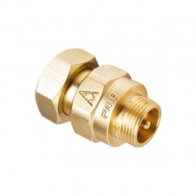 埃美柯420黃銅水表止回閥H22X-16T DN15