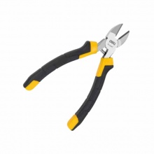 得力(deli) 德式回彈斜嘴鉗刃口升級6寸帶彈簧 DL2206T