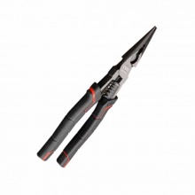 得力(deli) 多功能尖嘴鉗9寸省力型高壽命鉻釩鋼帶剝線 DL101019Z