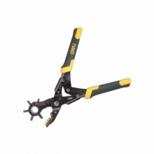 得力(deli) 打孔鉗省力型6圓孔(黃)9寸 DL1919A