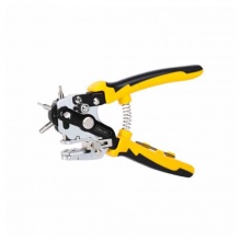 得力(deli) 打孔鉗沖壓式省力型6圓孔(黃)(把)7寸 DL108006