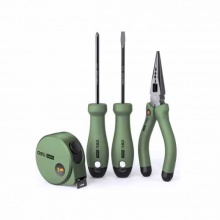 得力(deli) home系列家用工具4件套(綠) HT0004L