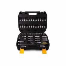 得力(deli) 58件10mm系列套筒組套(黑) DL1058T