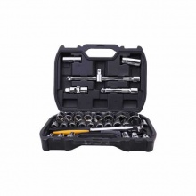 得力(deli) 32件12.5mm系列套筒組套(黑) DL1032