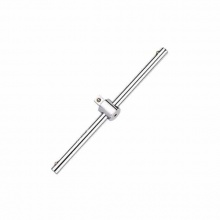 得力(deli) 6.3mm系列滑行桿(銀) DL2344