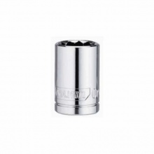 得力(deli) 12.5mm系列十二角套筒(銀) DL4015-12