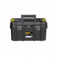 得力(deli) 寬體式工具箱(黑) 塑料收納箱 DL432522B