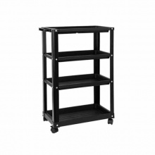 得力(deli) 塑料四層工具車(黑) DL433004